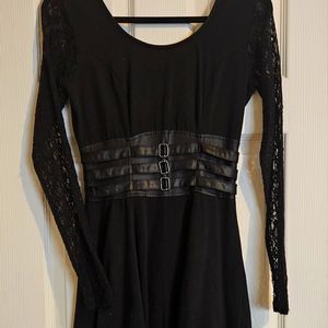 Black cocktail dress